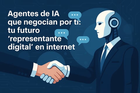 Agentes de IA que negocian por ti: tu futuro “representante digital” en internet