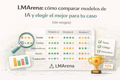 LMArena: cómo comparar modelos de IA y elegir el mejor para tu caso (sin sesgos)