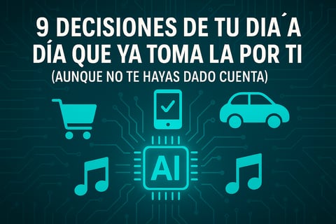 9 decisiones de tu día a día que ya toma la IA por ti (aunque no te hayas dado cuenta)