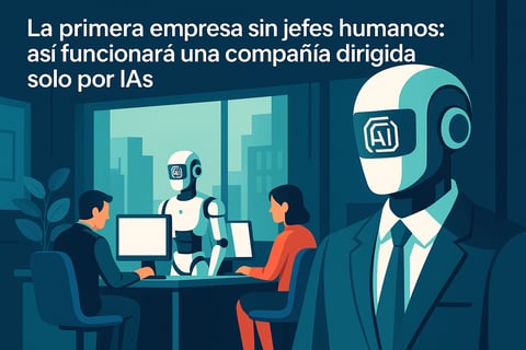 La primera empresa sin jefes humanos: así funcionará una compañía dirigida solo por IAs