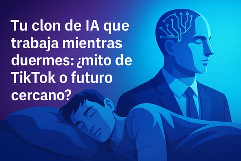 Tu clon de IA que trabaja mientras duermes: ¿mito de TikTok o futuro cercano?