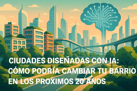 Ciudades diseñadas con IA: cómo podría cambiar tu barrio en los próximos 20 años
