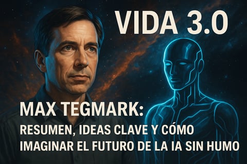 Vida 3.0 de Max Tegmark: resumen, ideas clave y cómo imaginar el futuro de la IA sin humo