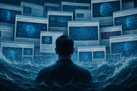 Internet inundado por contenido de IA: así será navegar entre toneladas de ruido automatizado