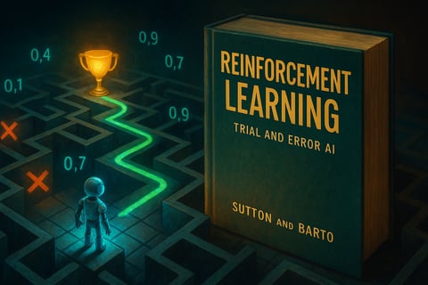 Reinforcement Learning de Sutton y Barto: así funciona la IA que aprende por ensayo y error