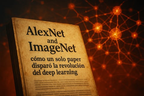 AlexNet e ImageNet: cómo un solo paper disparó la revolución del deep learning