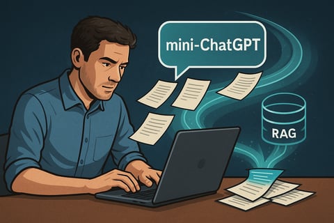 Cómo crear tu propio mini-ChatGPT con tus documentos usando RAG (sin saber machine learning)