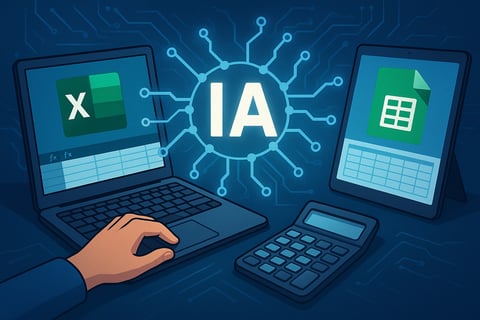 Cómo usar IA en Excel y Google Sheets: fórmulas, análisis y automatización