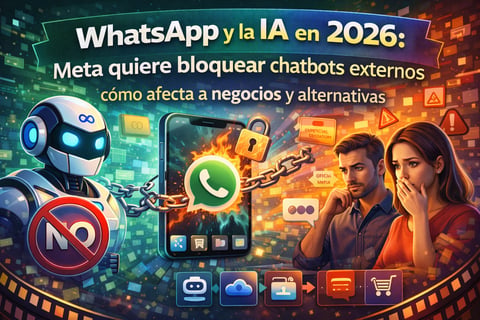 WhatsApp y la IA en 2026: Meta quiere bloquear chatbots externos — cómo afecta a negocios y alternativas
