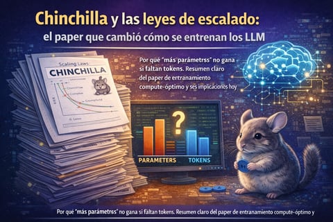 Chinchilla y las leyes de escalado: el paper que cambió cómo se entrenan los LLM