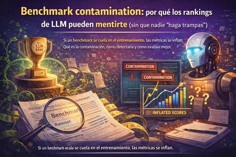 Benchmark contamination: por qué los rankings de LLM pueden mentirte (sin que nadie “haga trampas”)