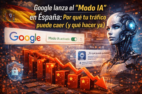 Google lanza el “Modo IA” en España: por qué tu tráfico puede caer (y qué hacer ya)