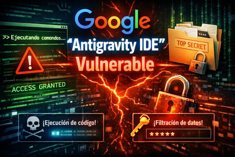 Google “Antigravity IDE” con IA: aparecen fallos que permiten ejecutar comandos y filtrar secretos