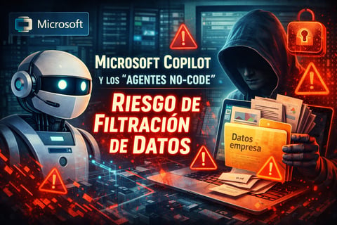 Microsoft Copilot y los “agentes no-code”: el riesgo silencioso de que filtren datos de empresa