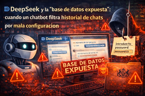 DeepSeek y la “base de datos expuesta”: cuando un chatbot filtra historial de chats por mala configuración