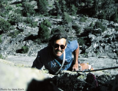 Climbing guide Skip Horner, photo by Hans Koch