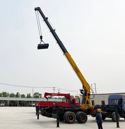 SQS350G-5 14 ton truck mounted crane manufacturers