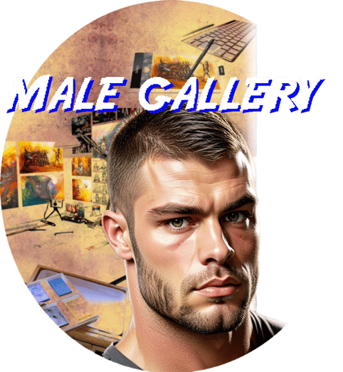 Las Vegas Male Gallery of Online Art logo