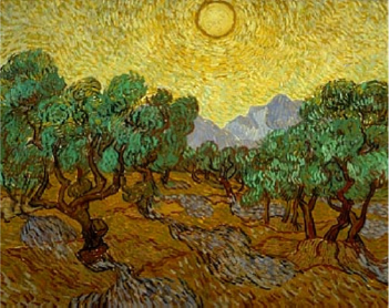 Vincent van Gogh's Olive Trees (1889)
