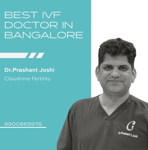 A visual showcasing Dr. Prashant Joshi as a leading IVF expert in Bangalore