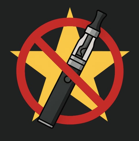 electronic cigarette prohibited