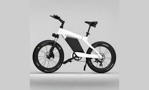 electric bike black/white