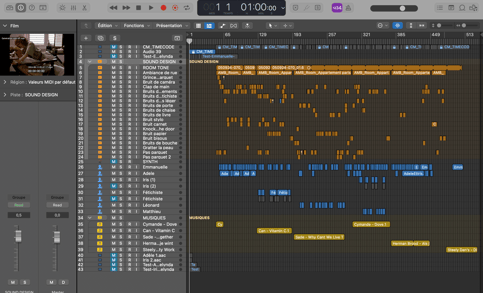 LogicPro session - Redesign