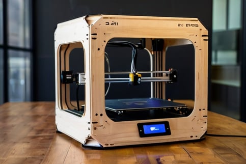 imprimante 3D en bois