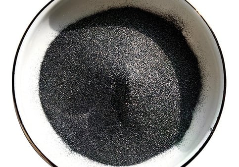 the photo of Black Silicon Carbide Grit
