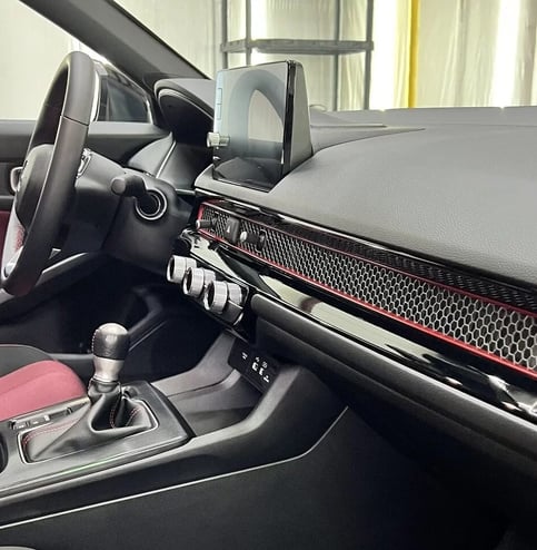 Interior Detailing Image “Deep interior car detailing with steam cleaning and vacuuming of seats"