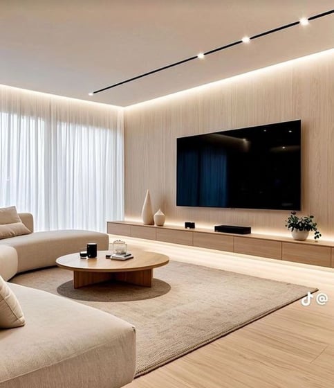 Professional deep cleaning of living room in Boca Raton by Cleana Group β spotless floors, dust-free surfaces, and refreshed