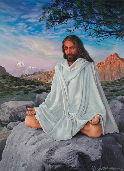 Gesù in meditazione
