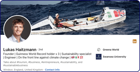 Lukas Haitzmann - LinkedIn banner example