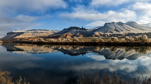 Landscape of owyhees by allen baxter