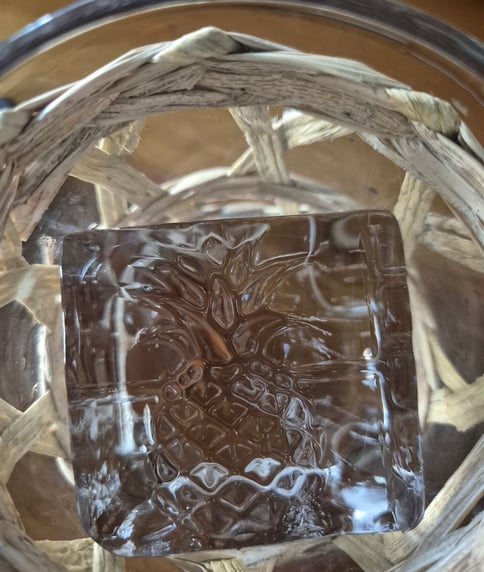 Cubo de gelo premium cristalino da Gordo Premium Ice