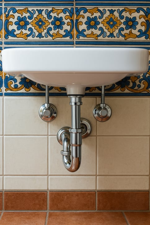 Lavabo de Sevilla recién instalado nuevo