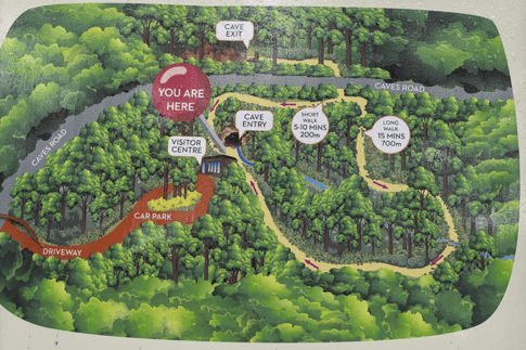 Map overview of Mammoth Cave