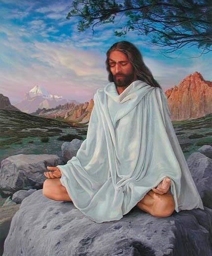 Gesù in meditazione