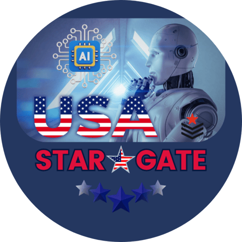 U. S. A. Stargate AI logo