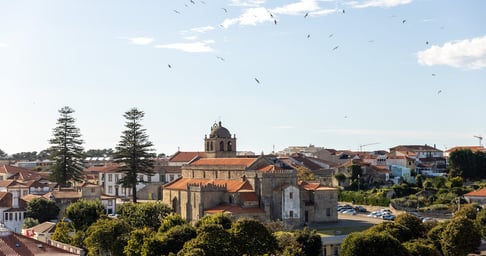 vue sue l'église Matriz de Vila do Conde