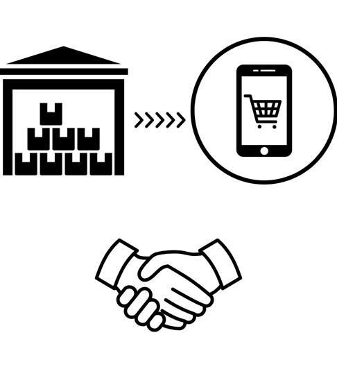 Bridging wholesale sellers and customers