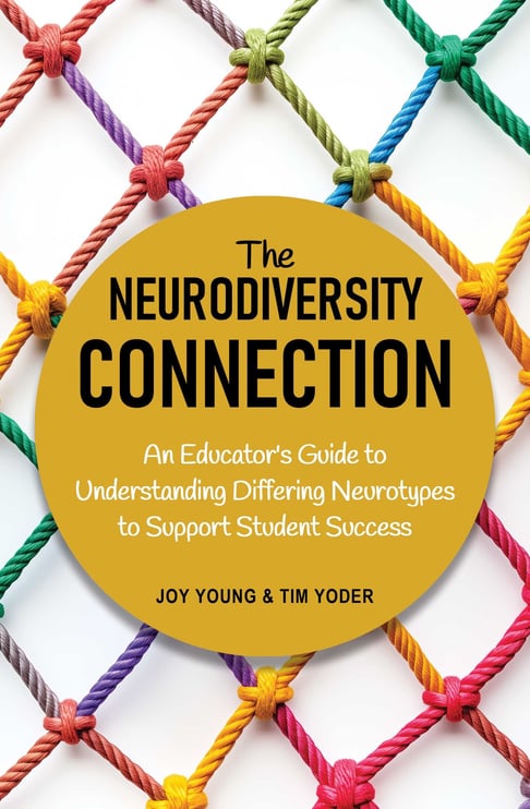 The Neurodiversity Connection book cover featuring a network of colorful ropes connected with knots