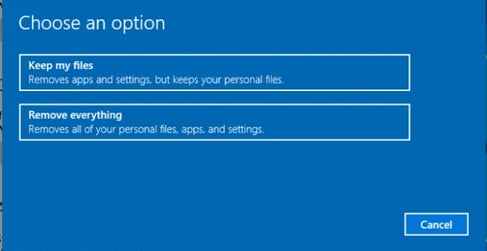 the windows 10 start screen