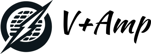 V+AMP Solar logo