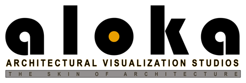 ALOKA ARCHITECTURAL VISUALIZATION STUDIO logo