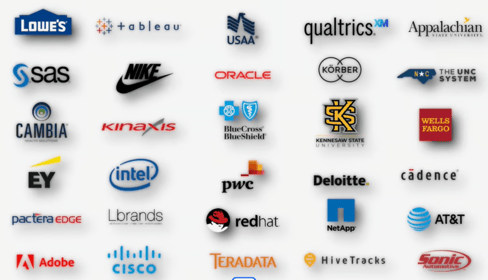 a bunch of logos on a white background