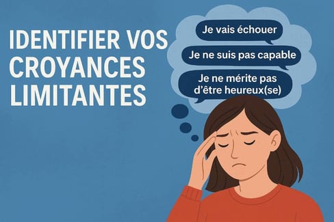 une femme hantée par ses croyances limitantes