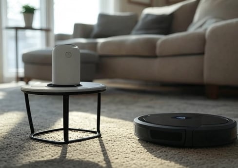 Inteligência artificial em casa, alexa, robô aspirador