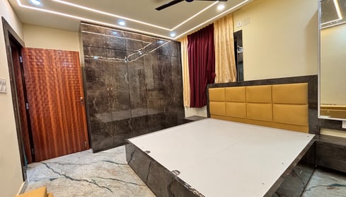 Refurbished bedroom in kolkata Azitas Interio