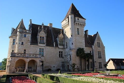 Château des Milandes en Dordogne, résidence de Joséphine Baker et lieu de son projet humanitaire avec sa tribu arc-en-ciel